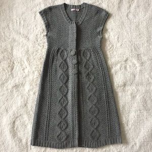 Calypso St. Barth Wool/Cashmere Cardigan "Dress"